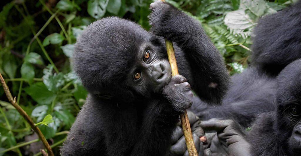 Lush green landscapes in Uganda's national parks during the rainy season — March to May low season travel
