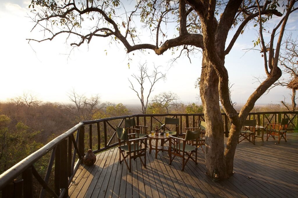 Vuma Hills Tented Camp Mikumi safari tents overlooking Mkata Plains