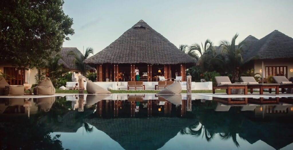 Qambani Luxury Resort Zanzibar oceanfront villas with infinity pool and sea view